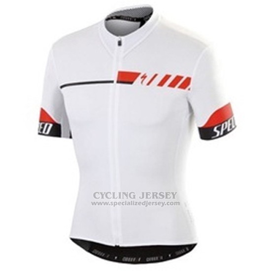 Men's Specialized SL Elite Cycling Jersey Bib Short 2015 White Red